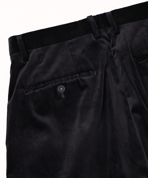 EDIFICE（エディフィス）の「E.PONTOGLIO VELVET バギー パンツ（その他パンツ・メンズ・グリーン/キャメル/サックスブルー/ブラック・LARGE/MEDIUM）」の12枚目の写真