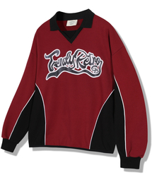 GUBIN（グビン）の「Color block lettering collar man to man（スウェット・メンズ）」