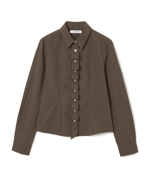 MILLO WOMEN（ミロウーマン）の「ダブルプラケットシャツ[ブラウン]（シャツ/ブラウス・レディース・その他・SMALL/MEDIUM）」の2枚目の写真