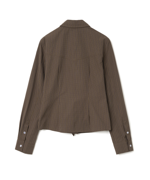 MILLO WOMEN（ミロウーマン）の「ダブルプラケットシャツ[ブラウン]（シャツ/ブラウス・レディース・その他・SMALL/MEDIUM）」の3枚目の写真