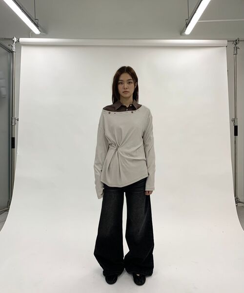 MILLO WOMEN（ミロウーマン）の「ダブルプラケットシャツ[ブラウン]（シャツ/ブラウス・レディース・その他・SMALL/MEDIUM）」の8枚目の写真