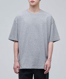 [クールタンダード] オーバーサイズ クルーネック Tシャツ [ミディアムグレー]