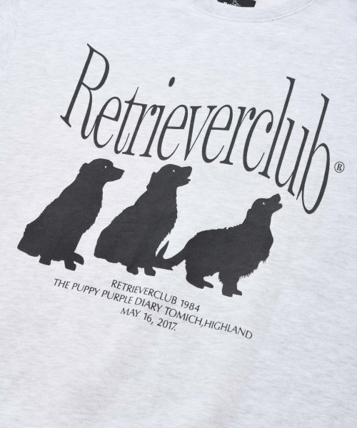 Retriever Club（レトリーバークラブ）の「SILHOUETTE RETRIEVER CREWNECK [MELANGE GRAY]（スウェット・レディース・その他・SMALL/MEDIUM/LARGE/X-LARGE）」の5枚目の写真