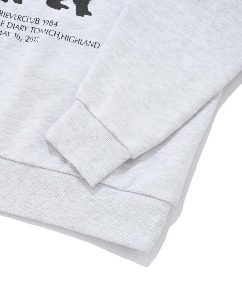Retriever Club（レトリーバークラブ）の「SILHOUETTE RETRIEVER CREWNECK [MELANGE GRAY]（スウェット・レディース・その他・SMALL/MEDIUM/LARGE/X-LARGE）」の4枚目の写真