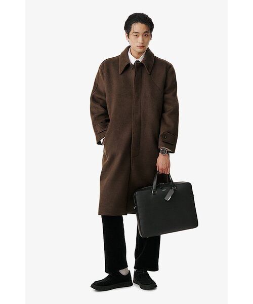 TRIP LE SENS(トリップ ル センス)の「ボタンダウンバルマカンコート_ブラウン(チェスターコート・レディース・その他・MEDIUM/LARGE)」の4枚目の写真