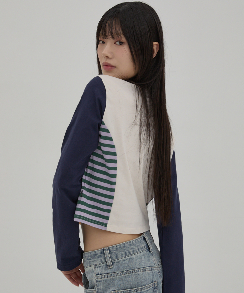 WaiKei(ワイケイ)の「(ウィメンズ) スターウィズストライプTシャツ ネイビー(Tシャツ/カットソー・レディース・その他・FREE)」の4枚目の写真