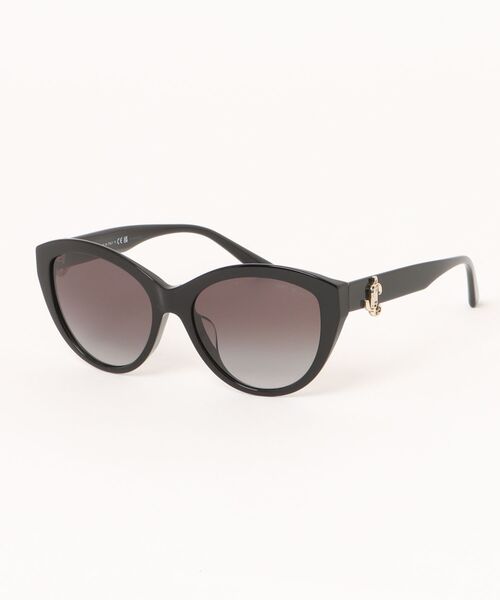 JIMMY CHOO(ジミーチュウ)の「【JIMMY CHOO/ジミーチュウ】キャットアイ サングラス JC5007F 50008G(サングラス・レディース・ブラック・FREE)」の1枚目の写真