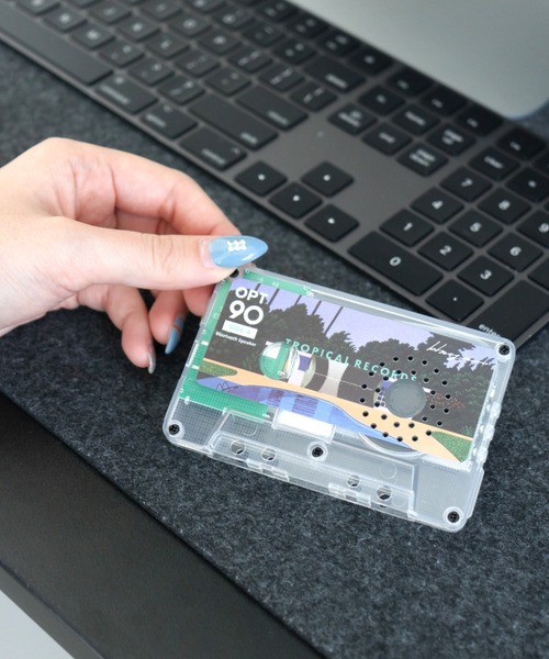 Opt!(オプト)の「〈Opt!/オプト〉Cassette Speaker/カセットスピーカー HIROSHI NAGAI コラボ(スピーカー・レディース・パープル/ブルー・ONE SIZE)」の7枚目の写真