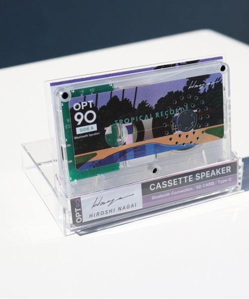 Opt!(オプト)の「〈Opt!/オプト〉Cassette Speaker/カセットスピーカー HIROSHI NAGAI コラボ(スピーカー・レディース・パープル/ブルー・ONE SIZE)」の22枚目の写真