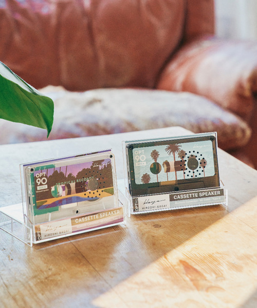 Opt!(オプト)の「〈Opt!/オプト〉Cassette Speaker/カセットスピーカー HIROSHI NAGAI コラボ(スピーカー・レディース・パープル/ブルー・ONE SIZE)」の3枚目の写真