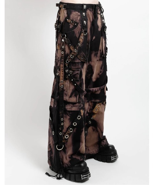 00s y2k トリップニューヨークシティ　メッシュシャツ　パンク　シースルー セール】【TRIPP nyc】HARNESS DARKSTREET PANT[JM7142M] / 【トリップ