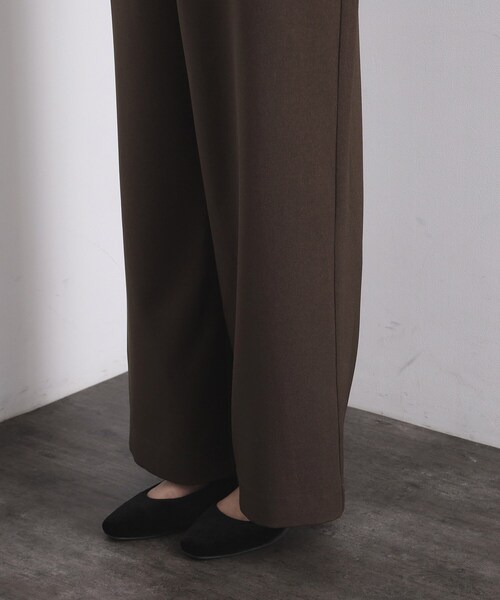 OPAQUE.CLIP（オペークドットクリップ）の「ベアサロペット【洗濯機OK】（サロペット/オーバーオール・レディース・ブラック/ブラウン系その他・38/40）」の18枚目の写真