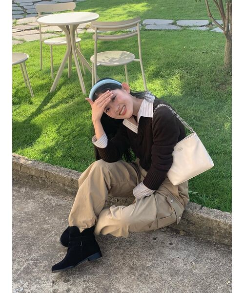 SOMEWHEREBUTTER（サムウェアバター）の「american cargo pants - beige（その他パンツ・レディース・その他・MEDIUM）」の4枚目の写真