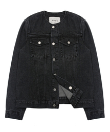 NODU（ノードユー）の「デニムトラッカージャケット[ブラック]（デニムジャケット）」