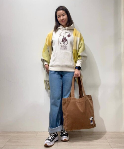 BROOKS BROTHERS（ブルックスブラザーズ）の「Brooks Brothers × PEANUTS　コーデュロイ　スヌーピーエンブロイダリー　トートバッグ（トートバッグ・メンズ・ブラウン・ONE SIZE）」の7枚目の写真