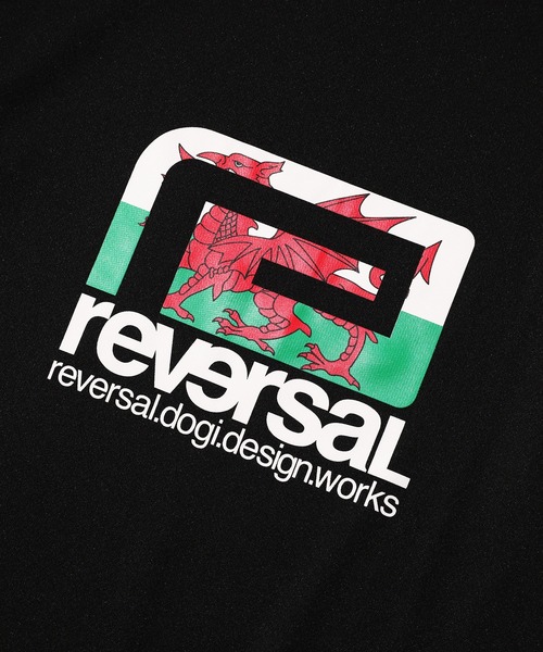 reversal.dogi.design.works(リバーサル・ドーギ・デザイン・ワークス)の「<reversal/リバーサル>Warfield BIG MARK WALES DRY TEE(Tシャツ/カットソー・メンズ・ブラック・XX-LARGE/MEDIUM/LARGE/X-LARGE)」の5枚目の写真