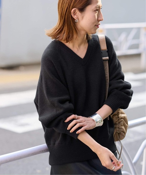 FRAMeWORK（フレームワーク）の「W/Caワイドリブチュニックプル