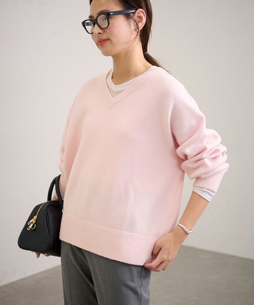 ≪WEB限定 / 追加≫AQUA Vネックプルオーバー（ニット/セーター