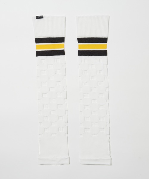 gomme（ゴム）の「ドットアームカバー（アームカバー・レディース・ブラック×ブルー/グレー/ブラック/ホワイト・FREE）」の6枚目の写真