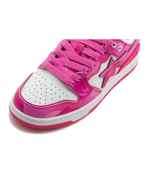 A BATHING APE（アベイシングエイプ）の「BAPE SK8 STA #2（スニーカー・メンズ・ブラック/ホワイト/ピンク・9/8.5/7/8/13/11/10/9.5/12）」の12枚目の写真