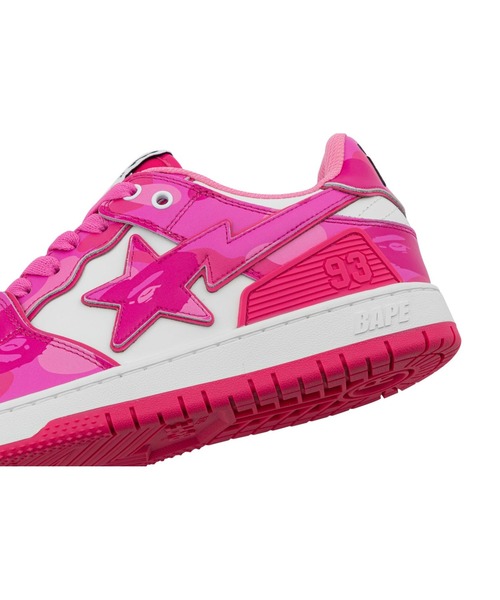 A BATHING APE（アベイシングエイプ）の「BAPE SK8 STA #2（スニーカー・メンズ・ブラック/ホワイト/ピンク・9/8.5/7/8/13/11/10/9.5/12）」の15枚目の写真