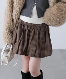 FREE'S MART | インナーパンツ付きナチュラルコットンバルーンミニスカート(スカート)