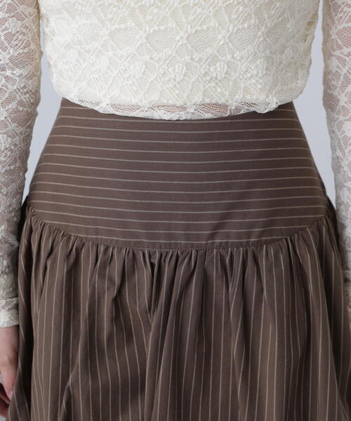FREE'S MART(フリーズマート)の「インナーパンツ付きナチュラルコットンバルーンミニスカート(スカート・レディース・ホワイト/ブラウン系その他・MEDIUM/SMALL)」の6枚目の写真