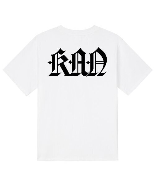 KAN6312(カン6312)の「KTW0099 ダカン 半袖Tシャツ - ホワイト(Tシャツ/カットソー・メンズ・その他・LARGE/MEDIUM/SMALL/X-LARGE)」の1枚目の写真