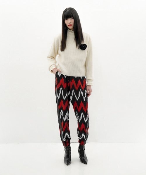 UNTAGE（アンテージ）の「スパーキープリントリフレクショントラックジョガーパンツ[ブラック(ユニセックス)]_UTP-FP22（スウェットパンツ・メンズ・その他・LARGE/MEDIUM）」の2枚目の写真
