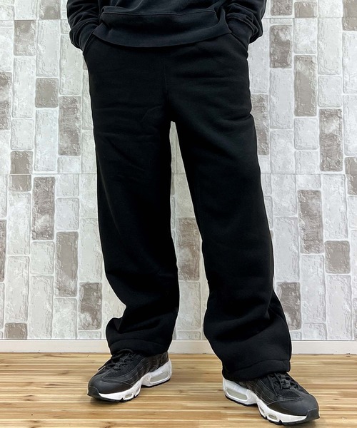 TopIsm(トップイズム)の「ヘビーウェイト裏起毛無地 ワイドスウェットパンツ(スウェットパンツ・メンズ・ブラック/杢グレー/チャコールグレー/オートミール・M/L/LL)」の2枚目の写真