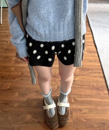 SHEENA（シーナ）の「ドットニットショートパンツ（その他パンツ）」