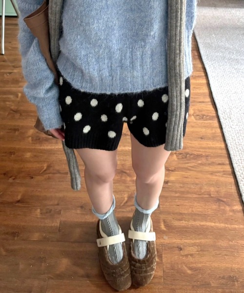 セール】ドットニットショートパンツ（その他パンツ）｜SHEENA（シーナ