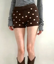 SHEENA（シーナ）の「ドットニットショートパンツ（その他パンツ）」