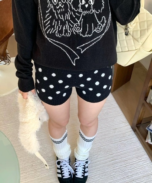 セール】ドットニットショートパンツ（その他パンツ）｜SHEENA（シーナ