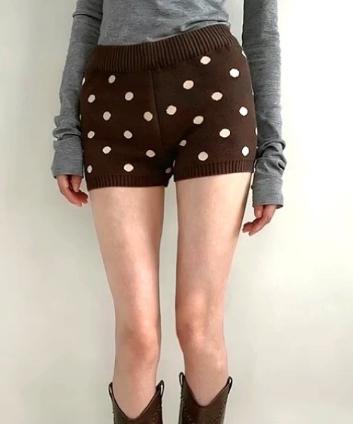 セール】ドットニットショートパンツ（その他パンツ）｜SHEENA（シーナ