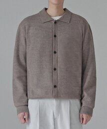 VERYVAIN（ベリベーン）の「CASHLIKE COLLAR CARDIGAN (BROWN)（カーディガン/ボレロ）」