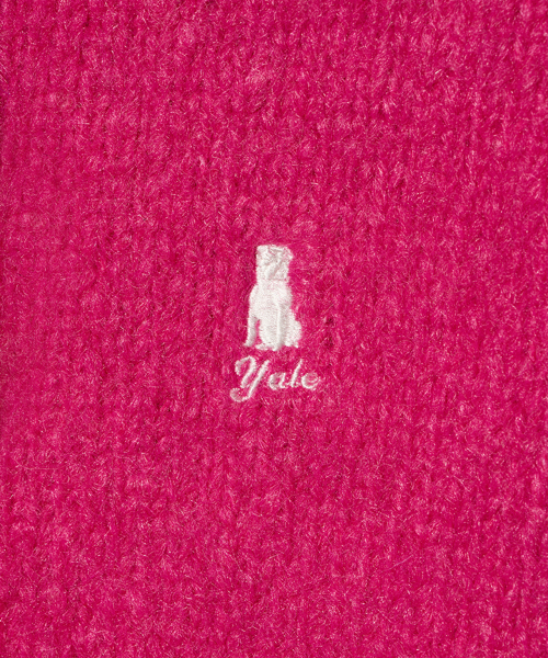 YALE（イェール）の「ウィメンズヘアリークロップニットフードジップアップ_ホットピンク（ニット/セーター・レディース・その他・SMALL/MEDIUM/LARGE）」の8枚目の写真