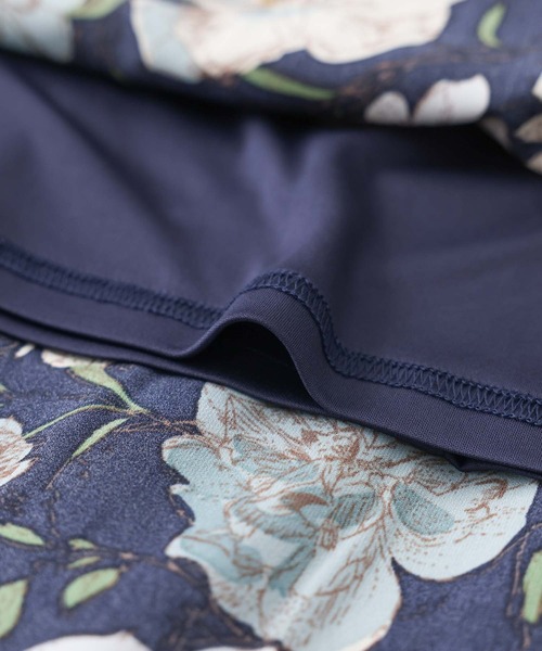 somari imagination（ソマリ イマジネーション）の「『花柄チュールドッキングワンピース』（ワンピース・レディース・ネイビー・1/2）」の11枚目の写真