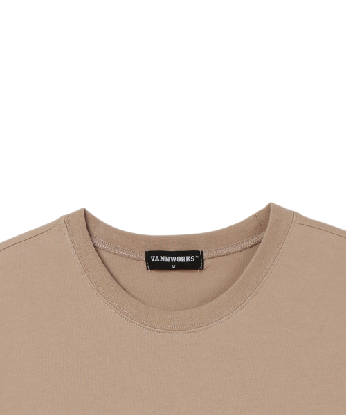 VANNWORKS(バンワークス)の「猫 半袖Tシャツ (VS0026) ベージュ/ブラック(Tシャツ/カットソー・レディース・その他・LARGE/MEDIUM)」の3枚目の写真