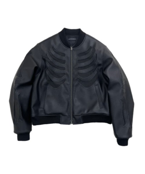 SURGERY（サージェリー）の「【SURGERY】surgery bone cutting varsity jacket / 【サージェリー】サージェリーボーンカッティングバーシティジャケット（スタジャン・メンズ・ブラック・M/L）」の10枚目の写真