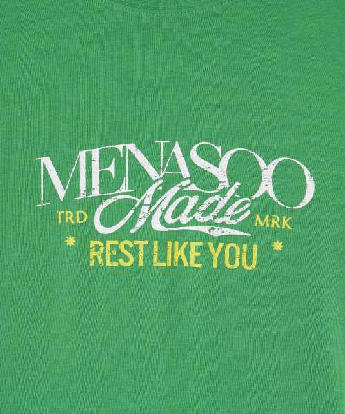 MENASOO（ミナス）の「MNS Soft Fitted Long T Shirt_Green（Tシャツ/カットソー・レディース・グリーン・F）」の17枚目の写真