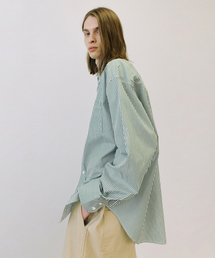 ENDOOR（エンドア）の「Piano over shirt (green stripe)（シャツ/ブラウス）」