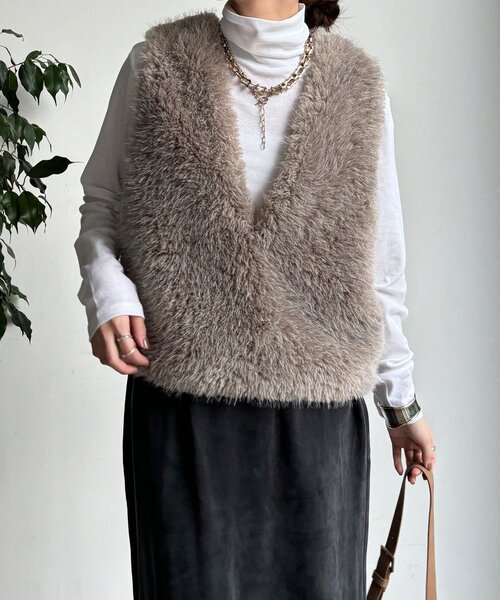 DouDou（ドゥドゥ）の「オーガニックコットンタートル（Tシャツ/カットソー・レディース・オフホワイト/ライトベージュ/ブラック・FREE）」の6枚目の写真