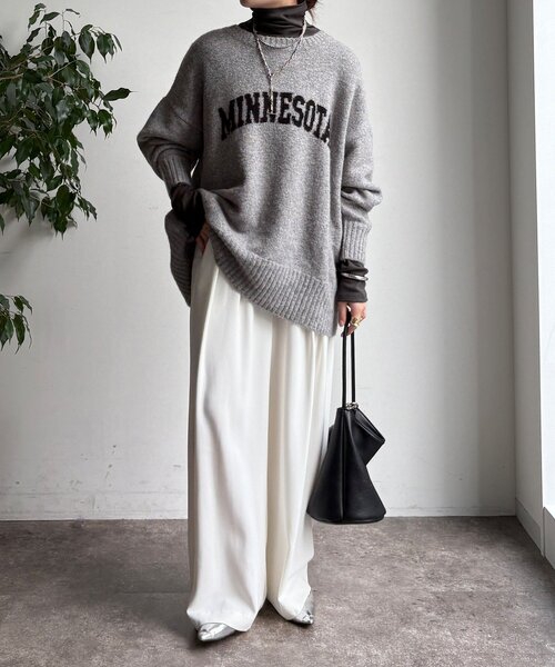 DouDou（ドゥドゥ）の「オーガニックコットンタートル（Tシャツ/カットソー・レディース・オフホワイト/ライトベージュ/ブラック・FREE）」の17枚目の写真