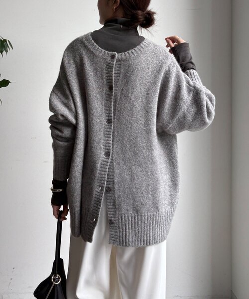 DouDou（ドゥドゥ）の「オーガニックコットンタートル（Tシャツ/カットソー・レディース・オフホワイト/ライトベージュ/ブラック・FREE）」の22枚目の写真