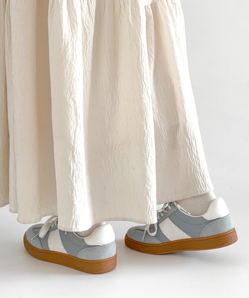 Shoes in Closet（シューズインクローゼット）の「軽量 デイリー ベーシック ローカット レディース スニーカー 2744（スニーカー・レディース・ホワイト×グレー/ホワイト系1/グレー・M/S/XL/L）」の15枚目の写真