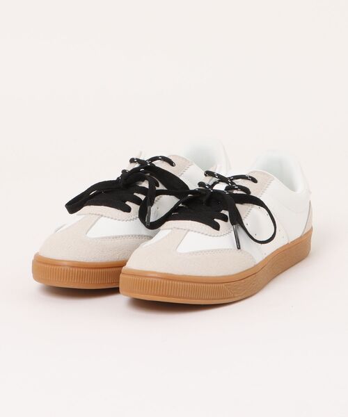 Shoes in Closet（シューズインクローゼット）の「軽量 デイリー ベーシック ローカット レディース スニーカー 2744（スニーカー・レディース・ホワイト×グレー/ホワイト系1/グレー・M/S/XL/L）」の21枚目の写真