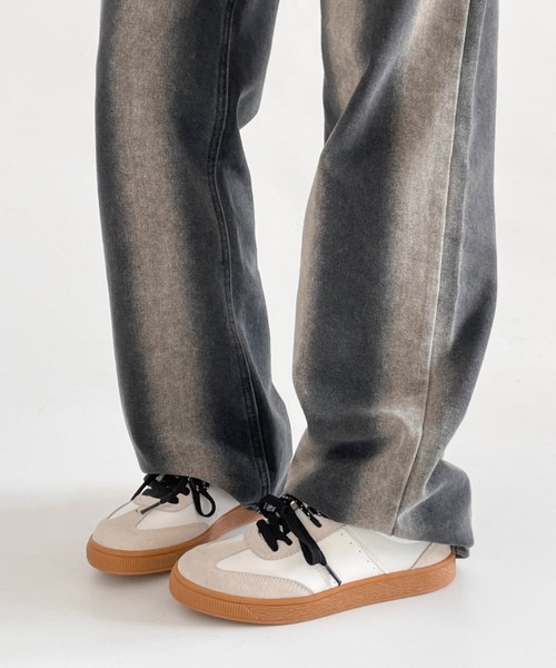 Shoes in Closet（シューズインクローゼット）の「軽量 デイリー ベーシック ローカット レディース スニーカー 2744（スニーカー・レディース・ホワイト×グレー/ホワイト系1/グレー・M/S/XL/L）」の10枚目の写真