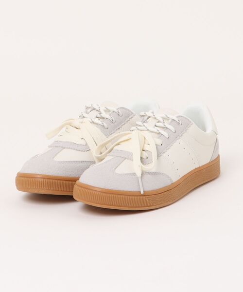 Shoes in Closet（シューズインクローゼット）の「軽量 デイリー ベーシック ローカット レディース スニーカー 2744（スニーカー・レディース・ホワイト×グレー/ホワイト系1/グレー・M/S/XL/L）」の20枚目の写真