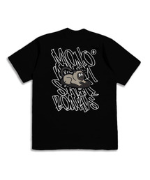 tms snow-E push off heavy weight t-shirt - bk